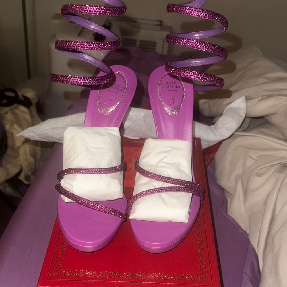 COPY - Rene Caovilla Platform Heels